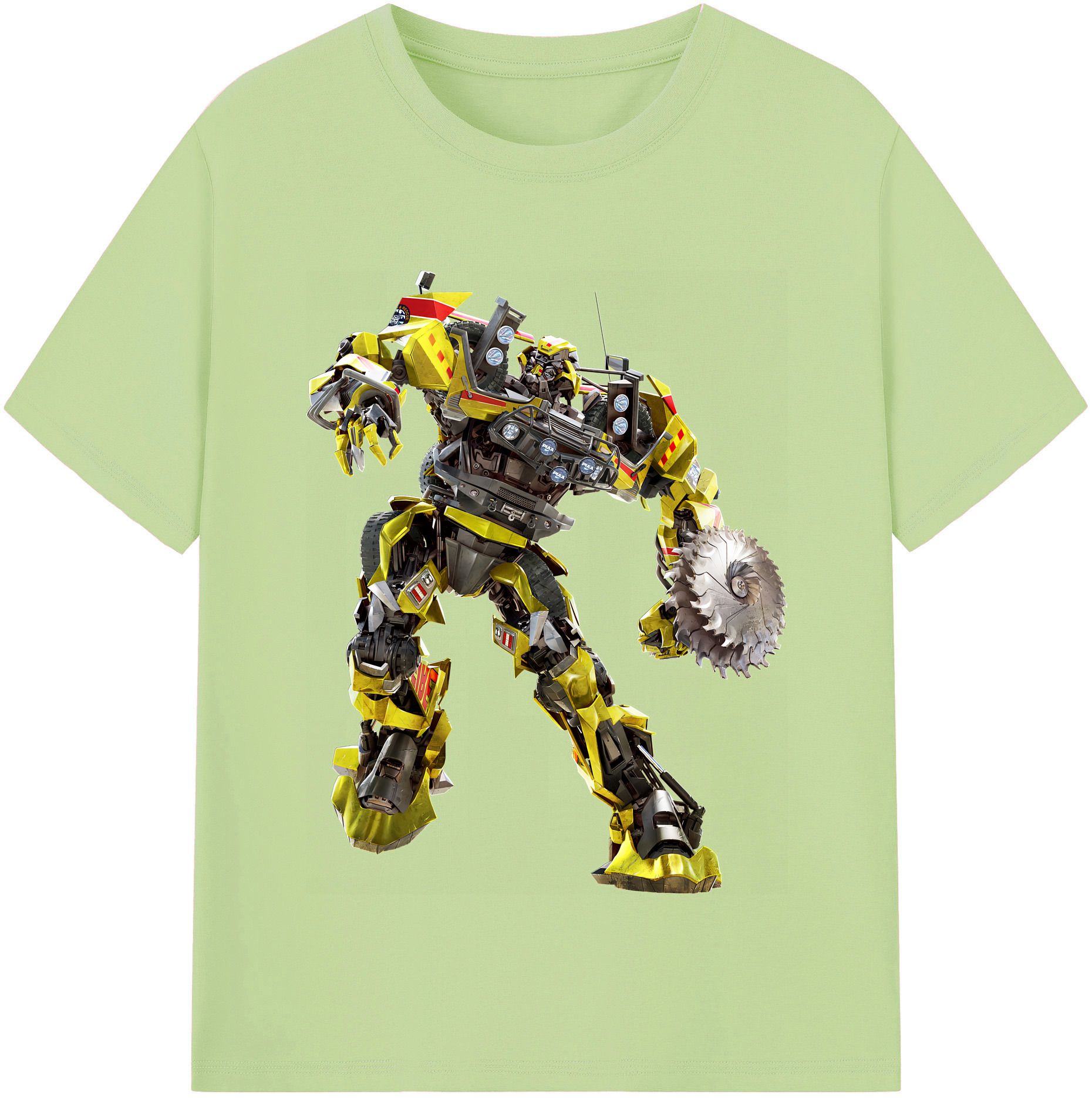 （画像用） Transformers トランスフォーマー 綿100％半袖Tシャツ（フロントプリント）